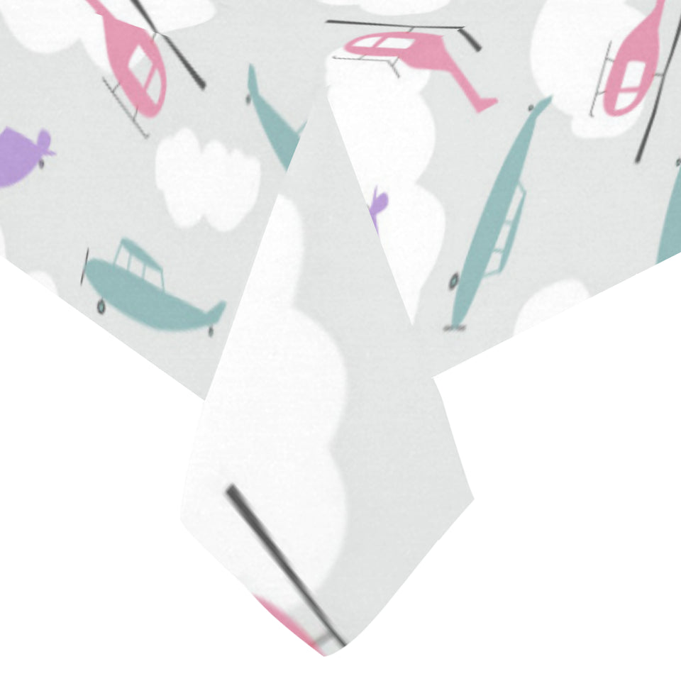 Helicopter plane pattern Tablecloth