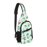 Helicopter design pattern All Over Print Chest Bag