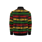 Canabis Marijuana Weed Pattern Print Design 04 Kids' Boys' Girls' Bomber Jacket
