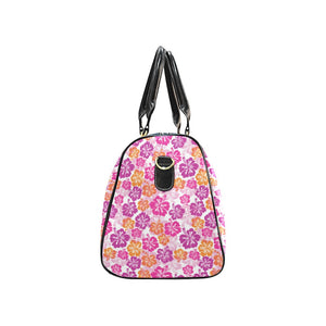 Hibiscus Pattern Print Design 01 Travel Bag