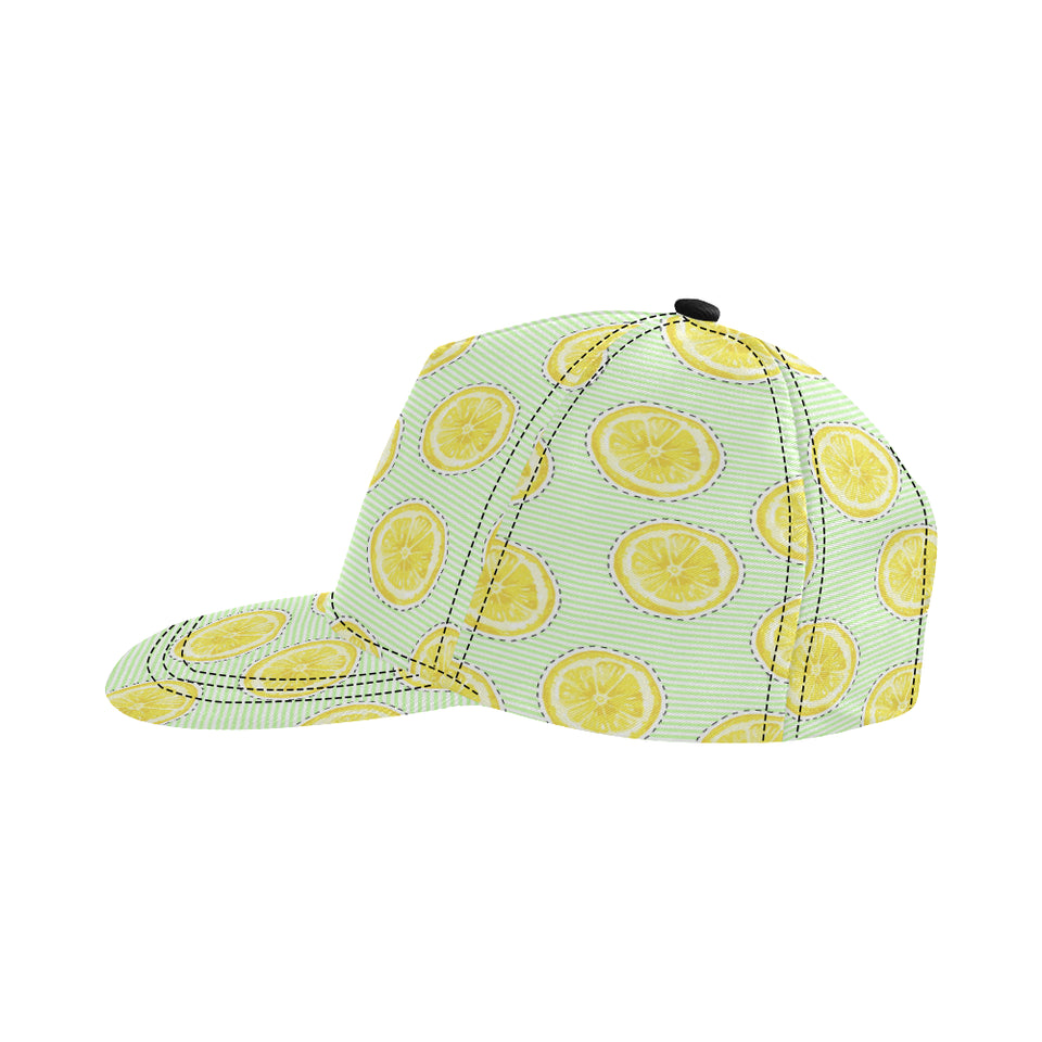 slice of lemon pattern All Over Print Snapback Cap