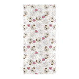 English Bulldog Pattern Print Design 01 Beach Towel