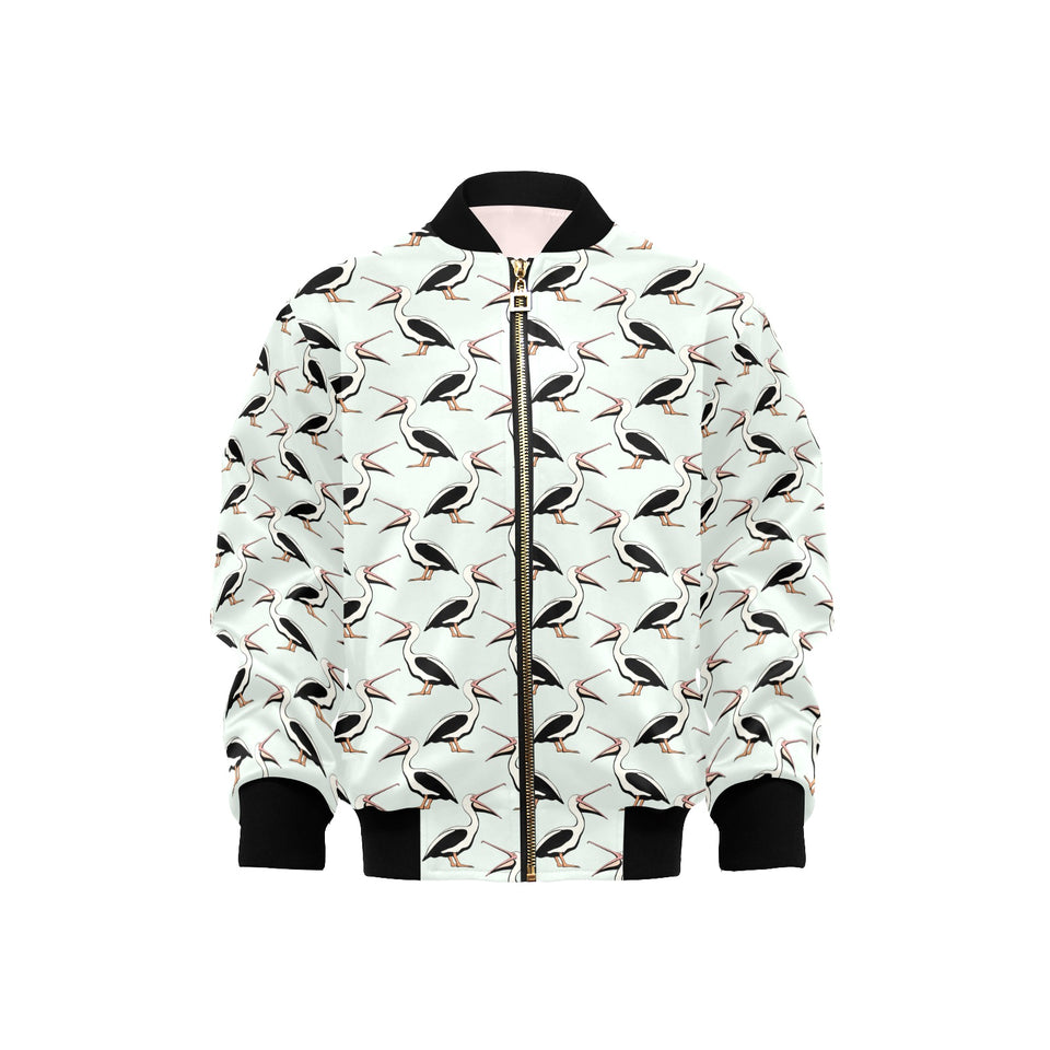 Pelican Pattern Print Design 02 Kids' Boys' Girls' Bomber Jacket