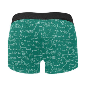 Math Pattern Print Design 01 Men's All Over Print Boxer Briefs Men's Underwear