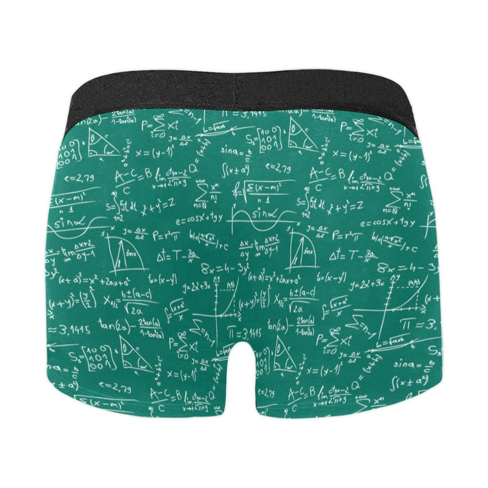 Math Pattern Print Design 01 Men's All Over Print Boxer Briefs Men's Underwear