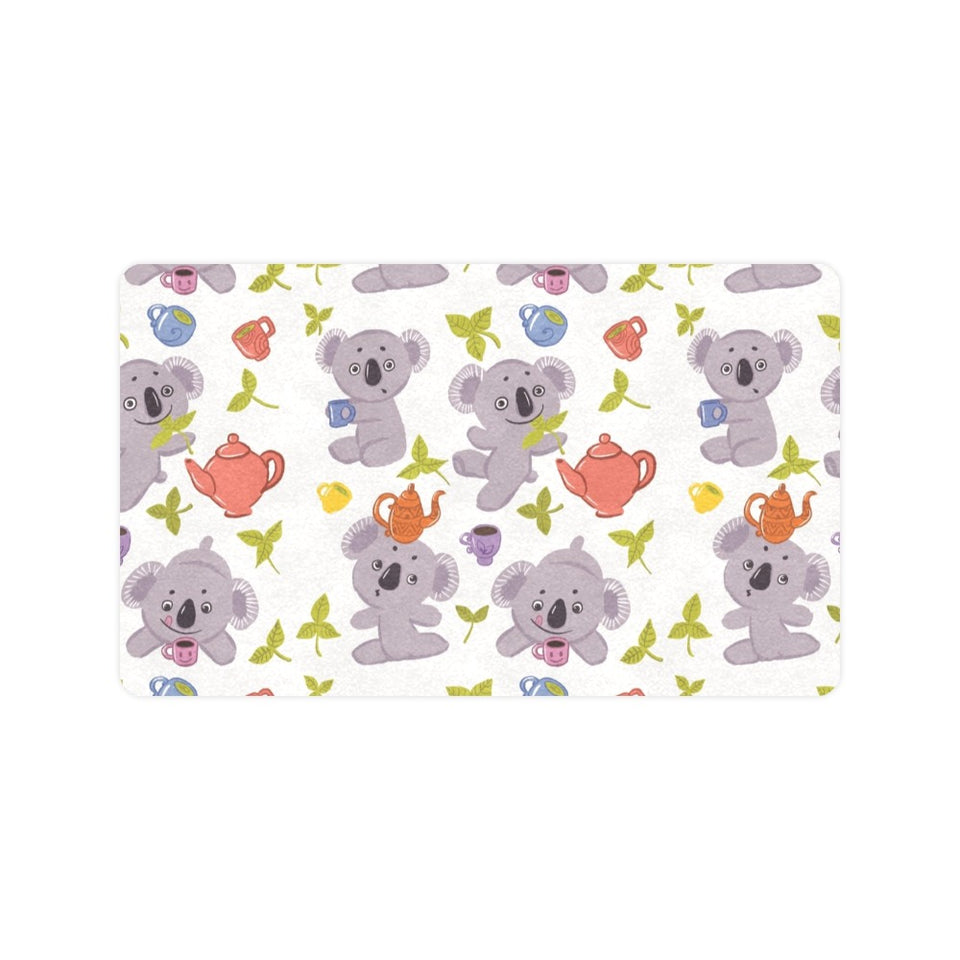 Cute koalas teapots tea Doormat