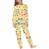 Sun Glasses Pattern Print Design 05 Kids' Boys' Girls' All Over Print Pajama Set