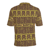 Egypt Hieroglyphics Pattern Print Design 03 Men's All Over Print Polo Shirt