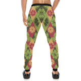 Cool Geometric lime pattern Unisex Casual Sweatpants