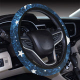 Night sky star pattern Car Steering Wheel Cover