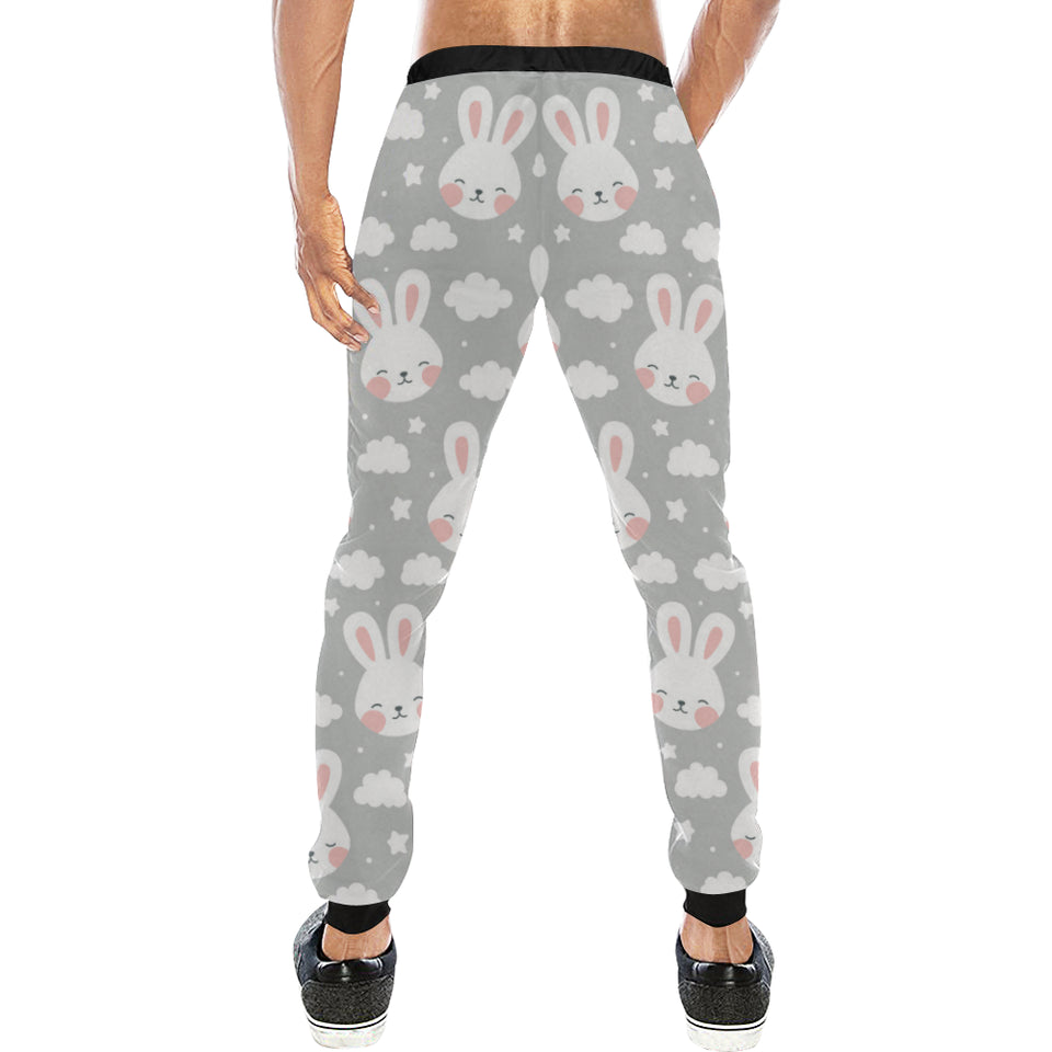 Rabbit cloud Pattern Unisex Casual Sweatpants