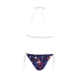 Red blue star pattern Sexy Bikinis Two-Piece Swimsuits