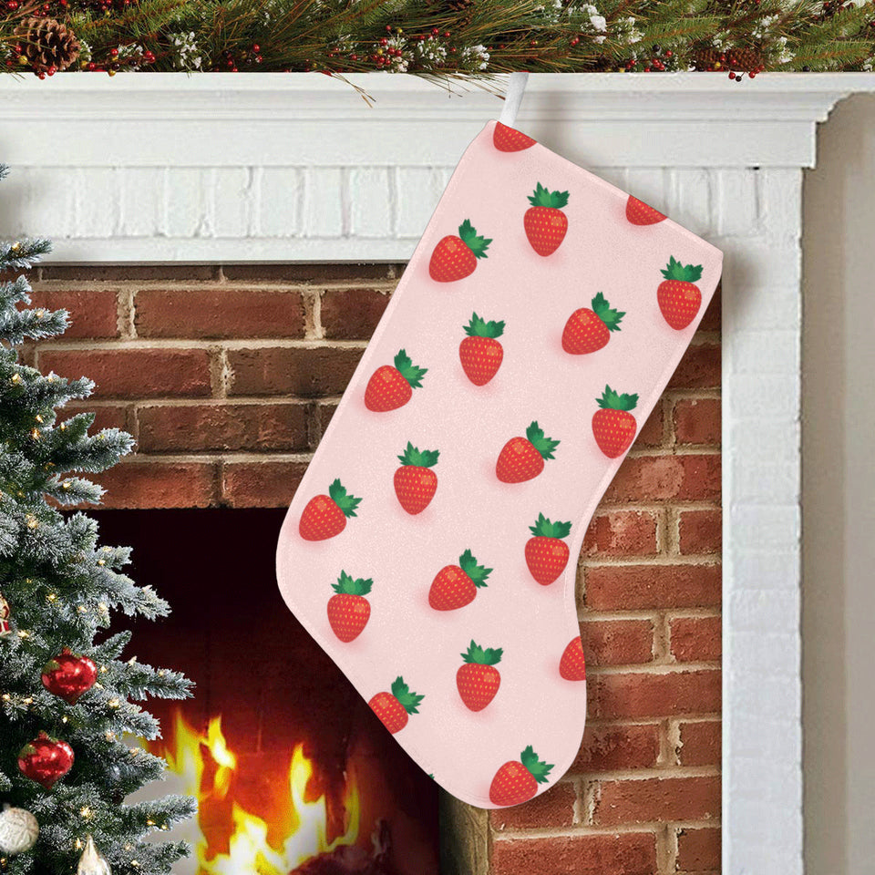 Strawberry beautiful pattern Christmas Stocking