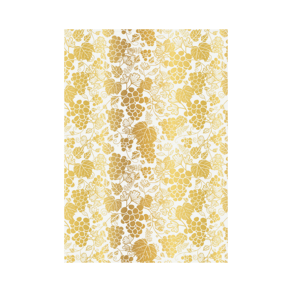 Gold grape pattern House Flag Garden Flag