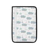 cute rhino heart pattern Car Seat Belt Cover