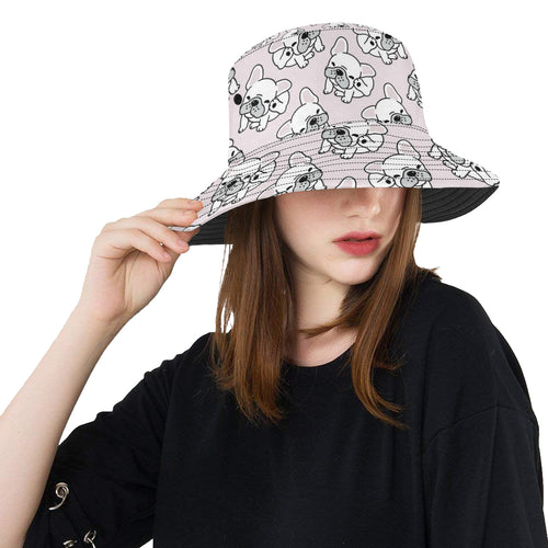 Cute french bulldog pattern Unisex Bucket Hat