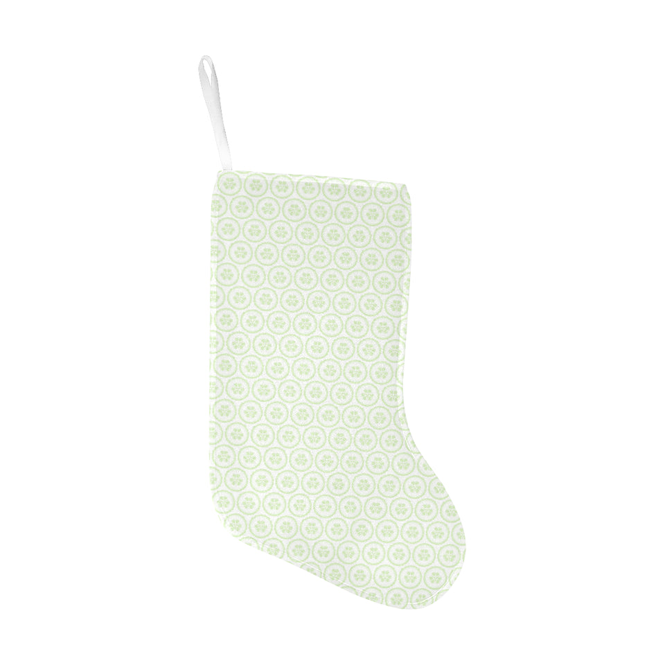 Cucumber pattern background Christmas Stocking