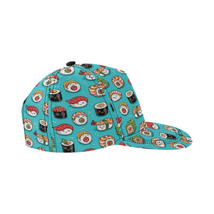 Cute sushi pattern All Over Print Snapback Cap