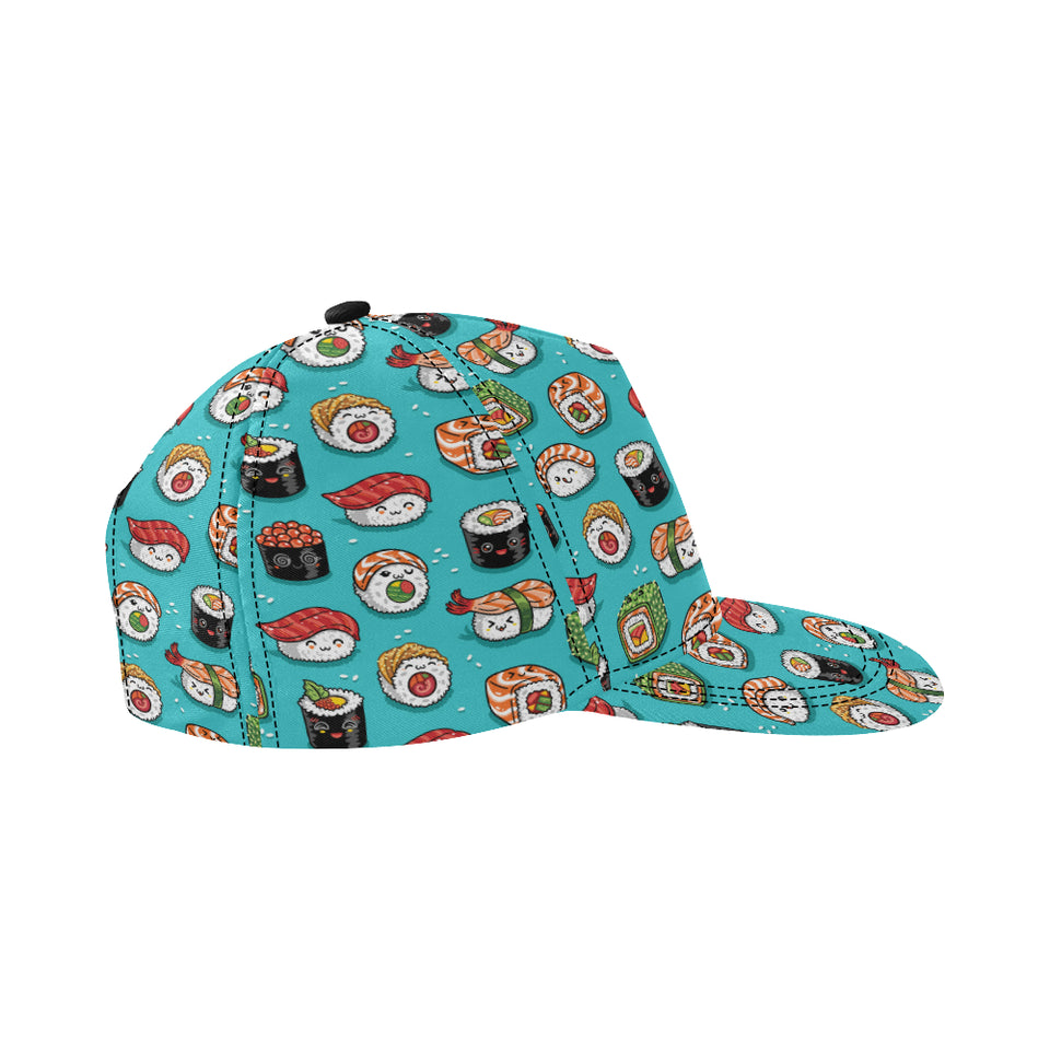 Cute sushi pattern All Over Print Snapback Cap