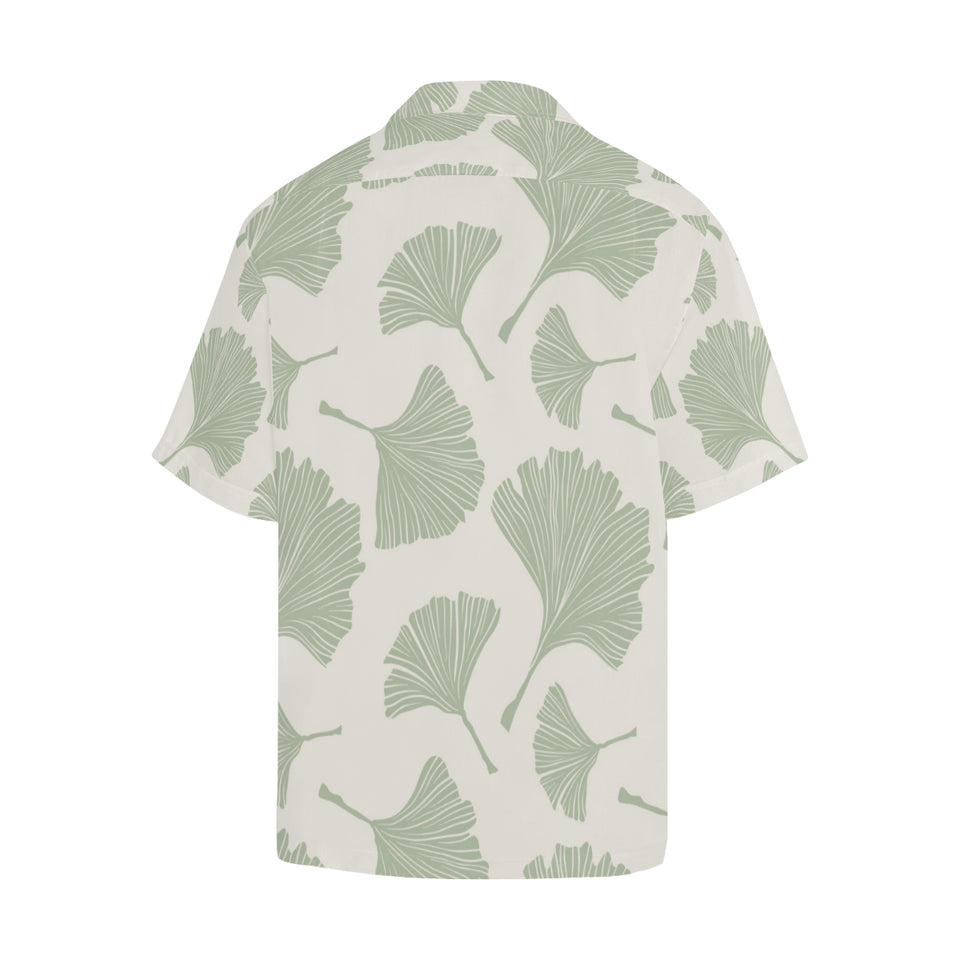Ginkgo leaves pattern Men's All Over Print Hawaiian Shirt
