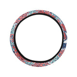 Hand drawn colorful starfish Car Steering Wheel Cover