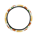 Pancake Pattern Print Design 02 Car Steering Wheel Cover