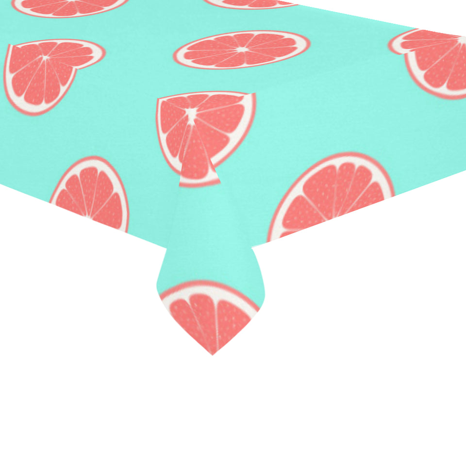 Grapefruit green background Tablecloth