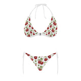 Red apples pattern Sexy Bikinis Two-Piece Swimsuits