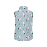 poodle dog pattern Women's Padded Vest