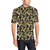 Goldfish Pattern Print Design 01 Men's All Over Print Polo Shirt