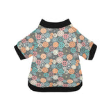 Gear Pattern Print Design 05 All Over Print Pet Dog Round Neck Fuzzy Shirt