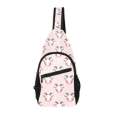 Cute goat pattern All Over Print Chest Bag