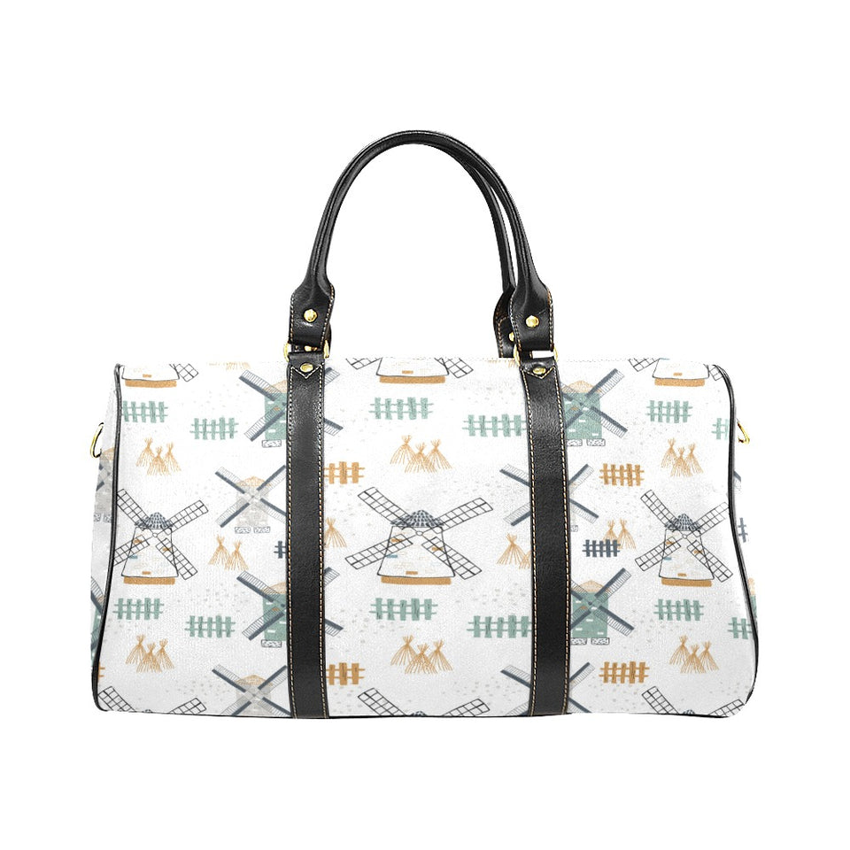 windmill pattern Travel Bag