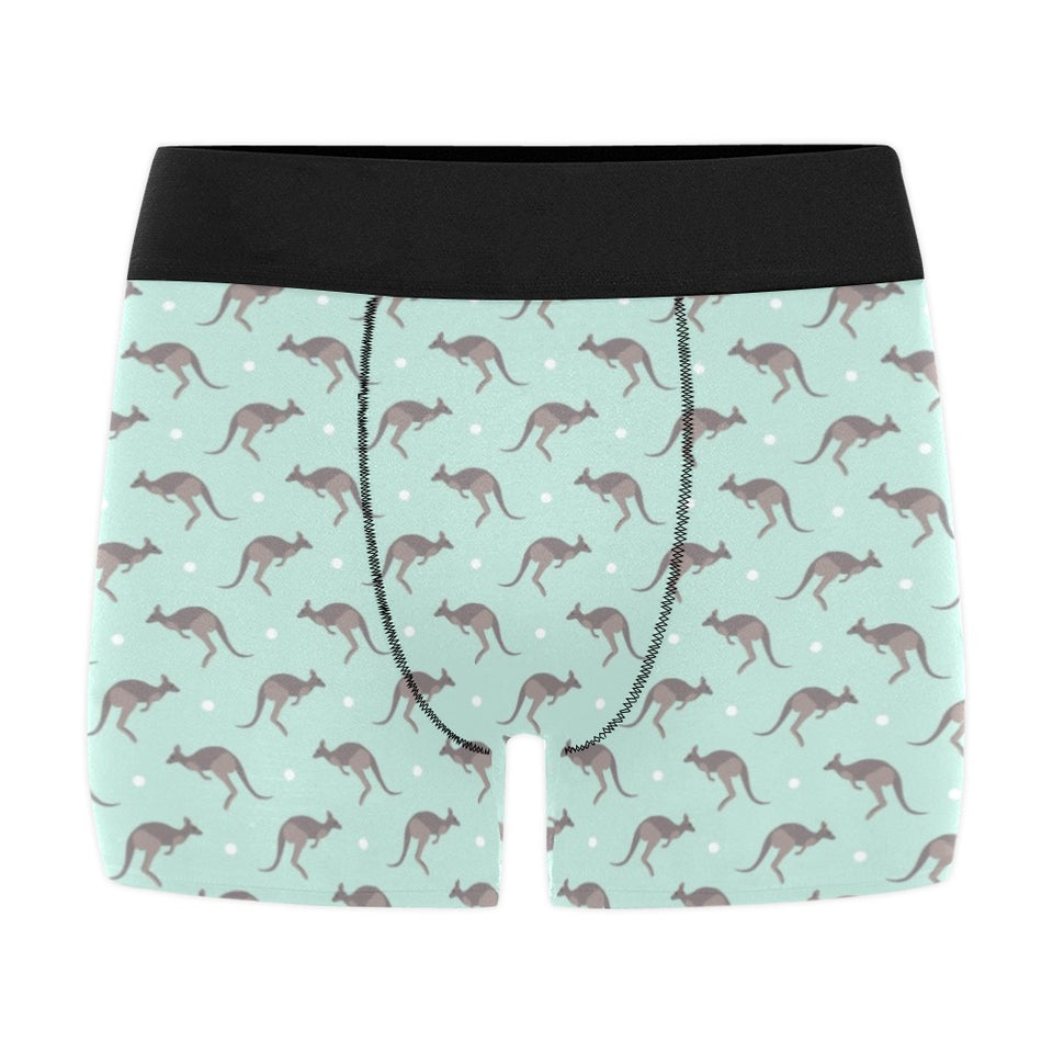 Kangaroo pattern background Men's All Over Print Boxer Briefs Men's Underwear