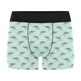 Kangaroo pattern background Men's All Over Print Boxer Briefs Men's Underwear