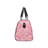 Pink donut glaze candy pattern Travel Bag