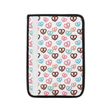 Pretzels Pattern Print Design 04 Car Seat Belt Cover