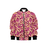 Popcorn Pattern Print Design 02 Kids' Boys' Girls' Bomber Jacket