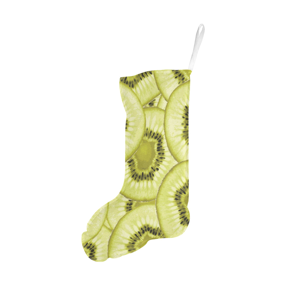 Sliced kiwi pattern Christmas Stocking