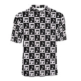 Music Notes Pattern Print Design 01 Men's All Over Print Polo Shirt