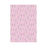 Lavender pattern pink background House Flag Garden Flag