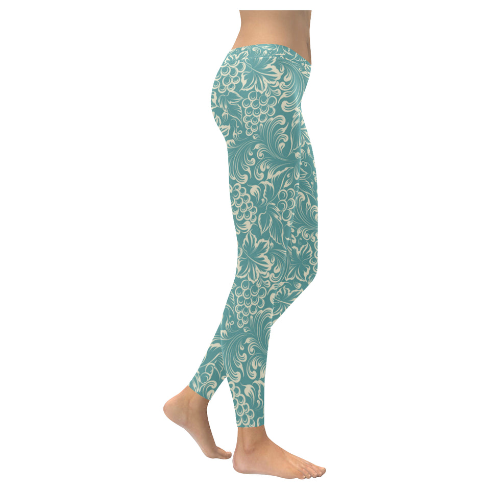 Classic Hand drawn Grape pattern Women's Legging Fulfilled In US