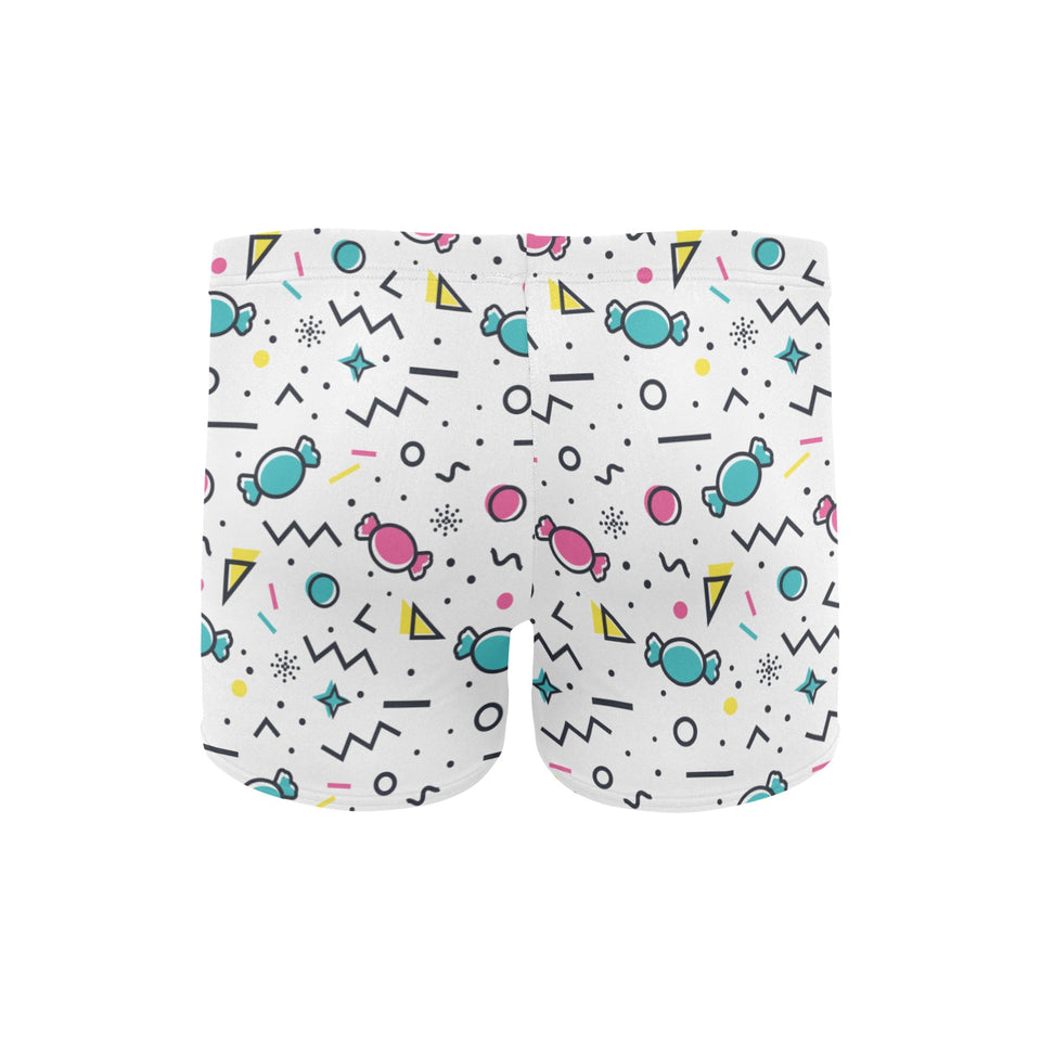 Candy design pattern Men's Swimming Trunks