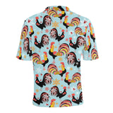 Rooster chicken cock snowfalke Men's All Over Print Polo Shirt