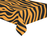 Bengal tigers skin print pattern background Tablecloth