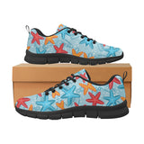 Blue red orange starfish pattern Men's Sneaker Shoes