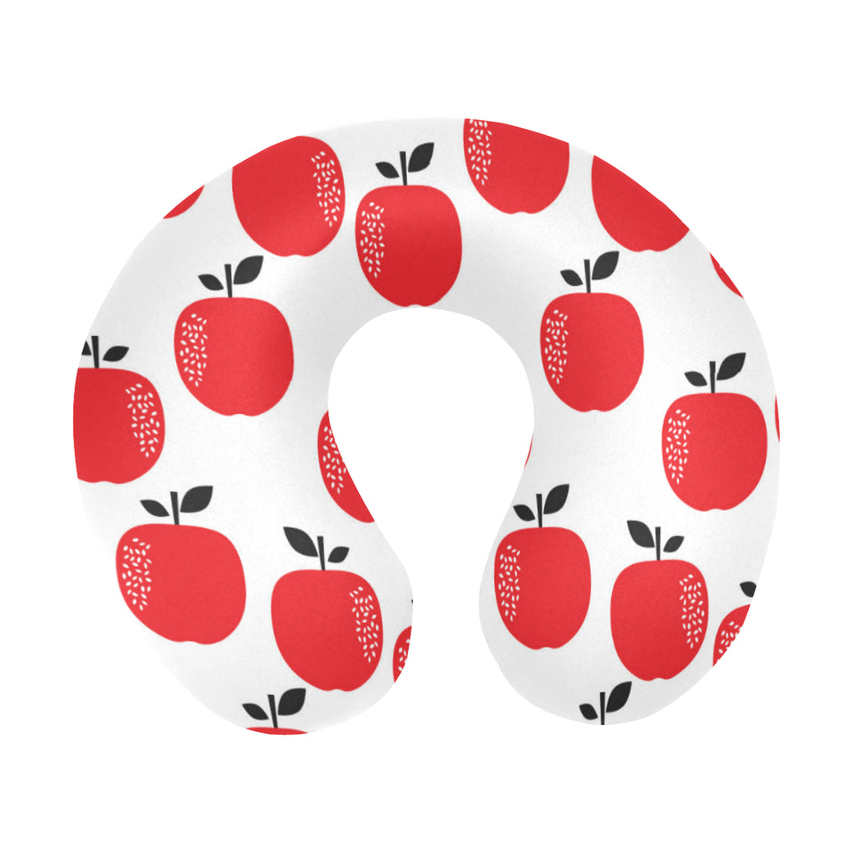 red apples white background U-Shaped Travel Neck Pillow