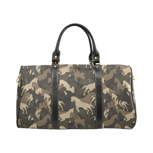 Horse Camouflage Pattern Travel Bag