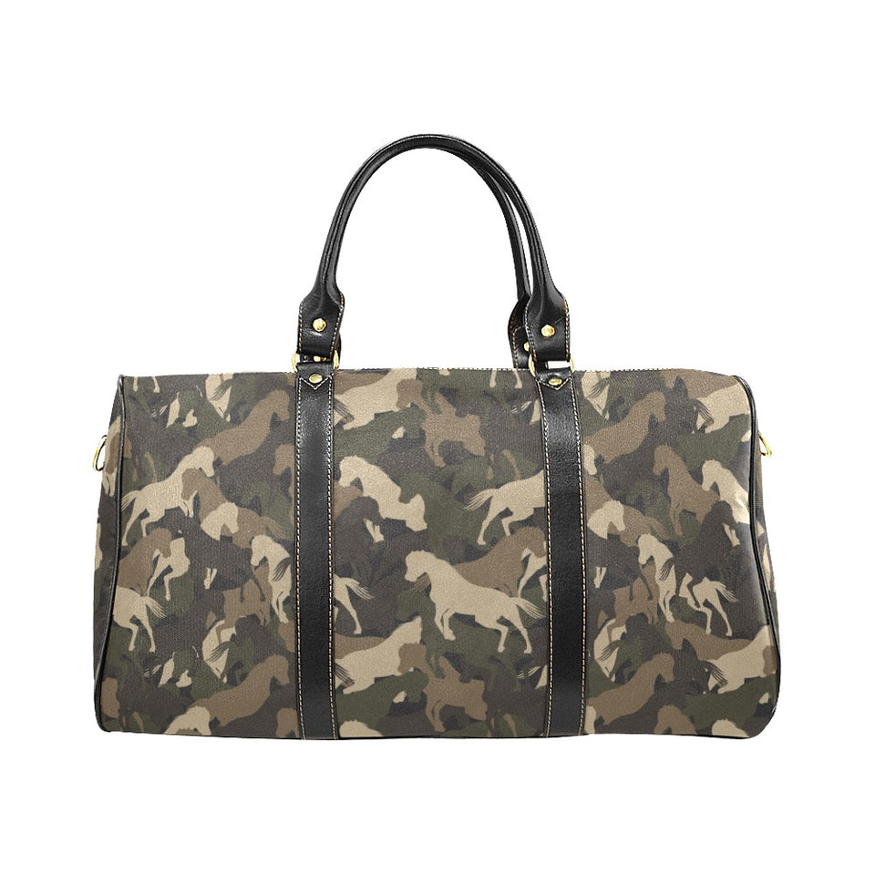 Horse Camouflage Pattern Travel Bag