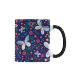 Colorful butterfly flower pattern.eps Morphing Mug Heat Changing Mug